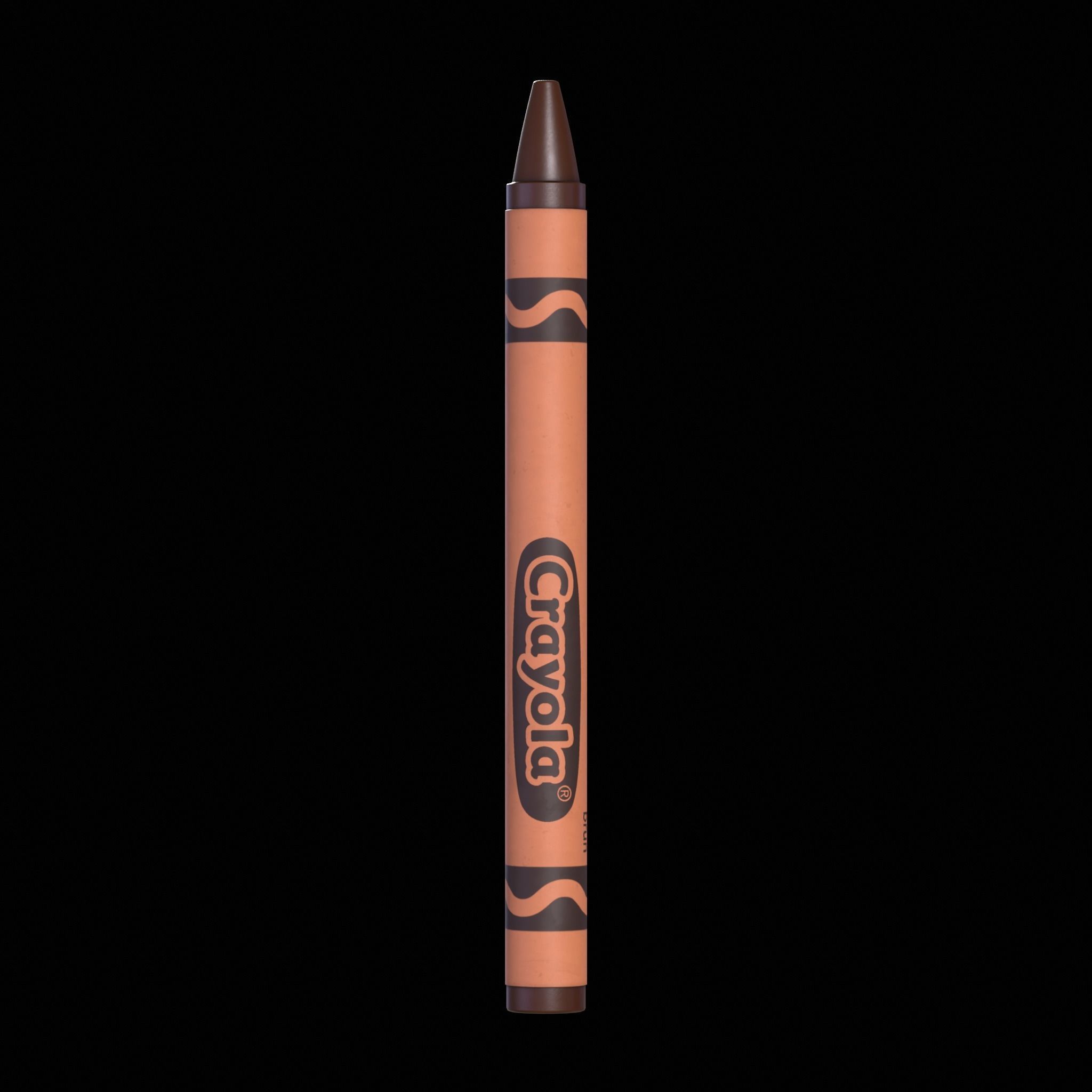Crayons Low-poly 3D model_15