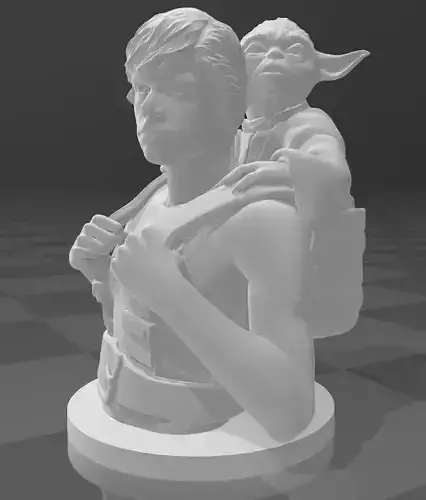 Star Wars Luke and Yoda Dagobah Training 