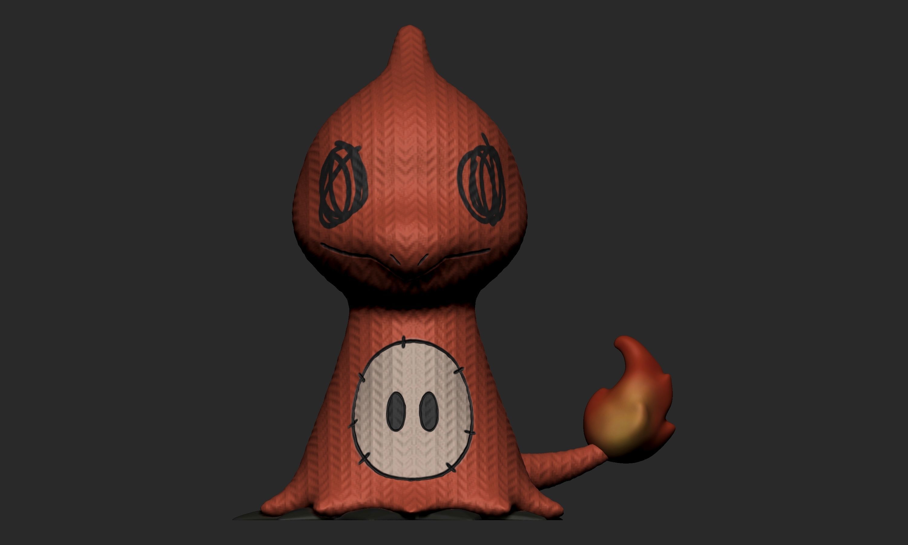 Pokemon - Mimikyu Charmeleon 3D print model_1