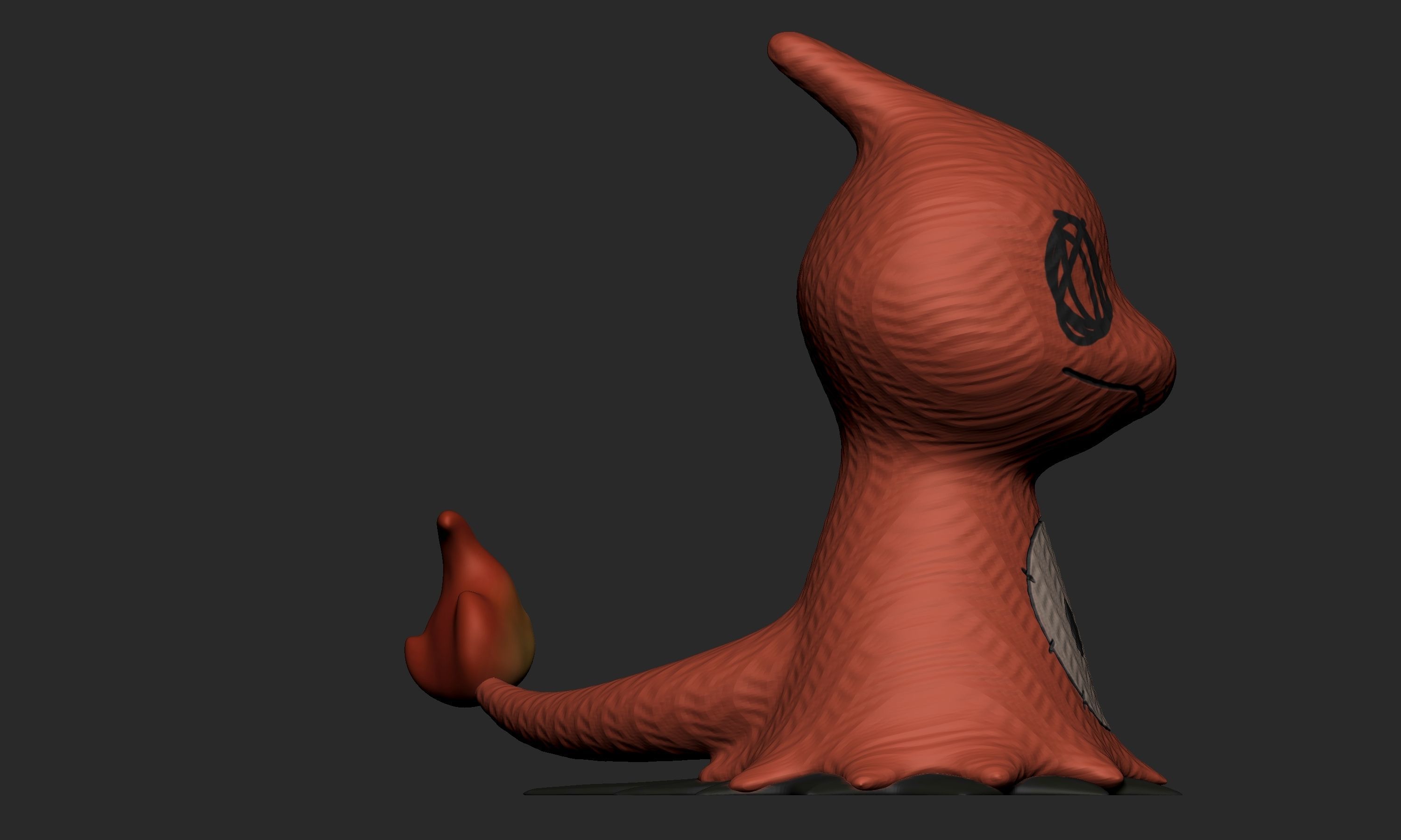 Pokemon - Mimikyu Charmeleon 3D print model_8