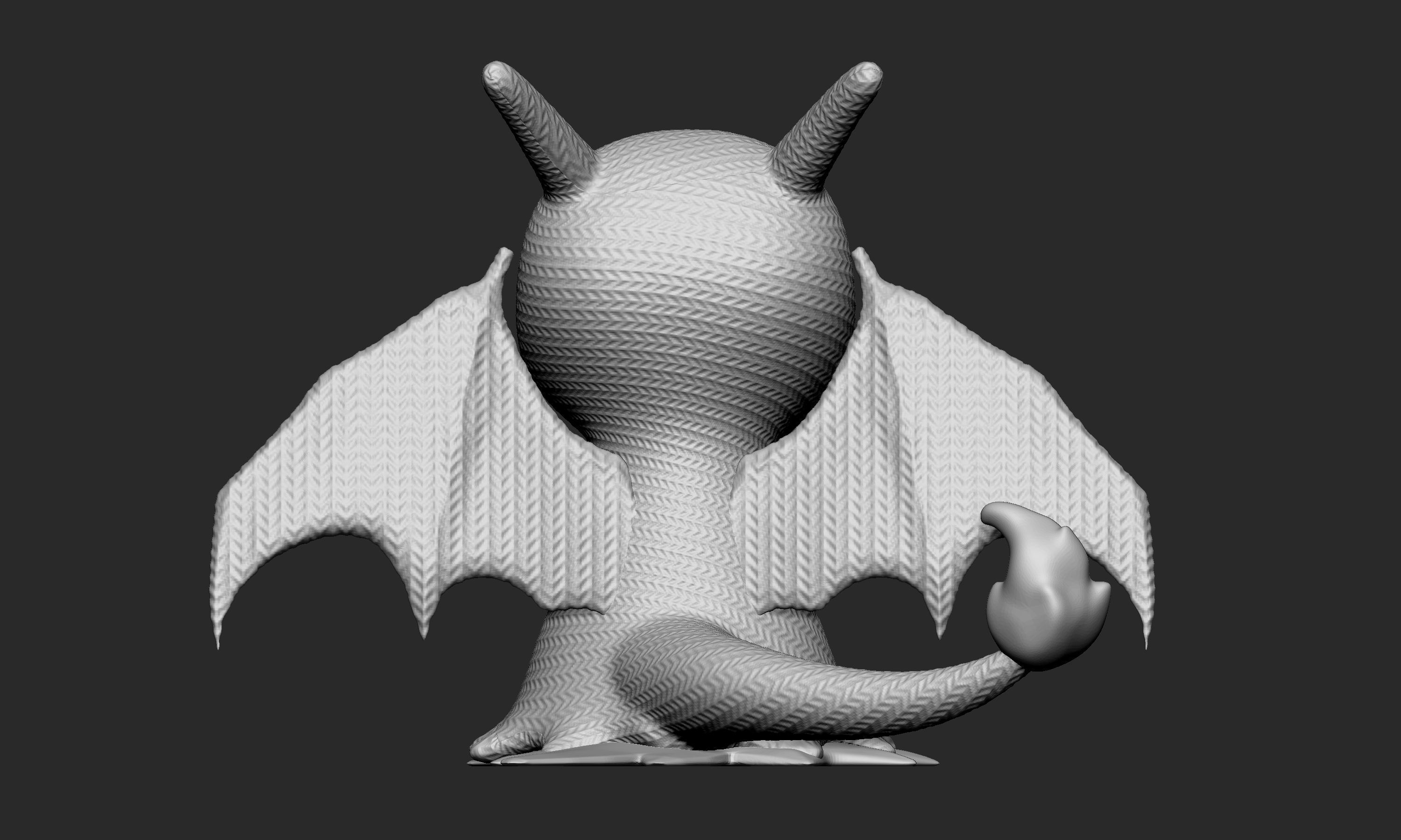 Pokemon - Mimikyu Charizard 3D print model_6