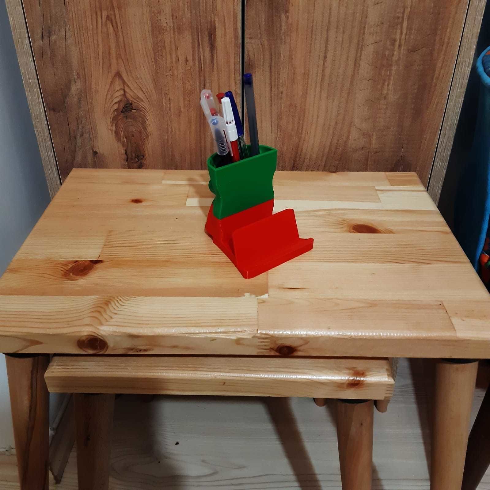 Unique Ape-Monkey Phone Holder with Pen Holder 3D print model_13