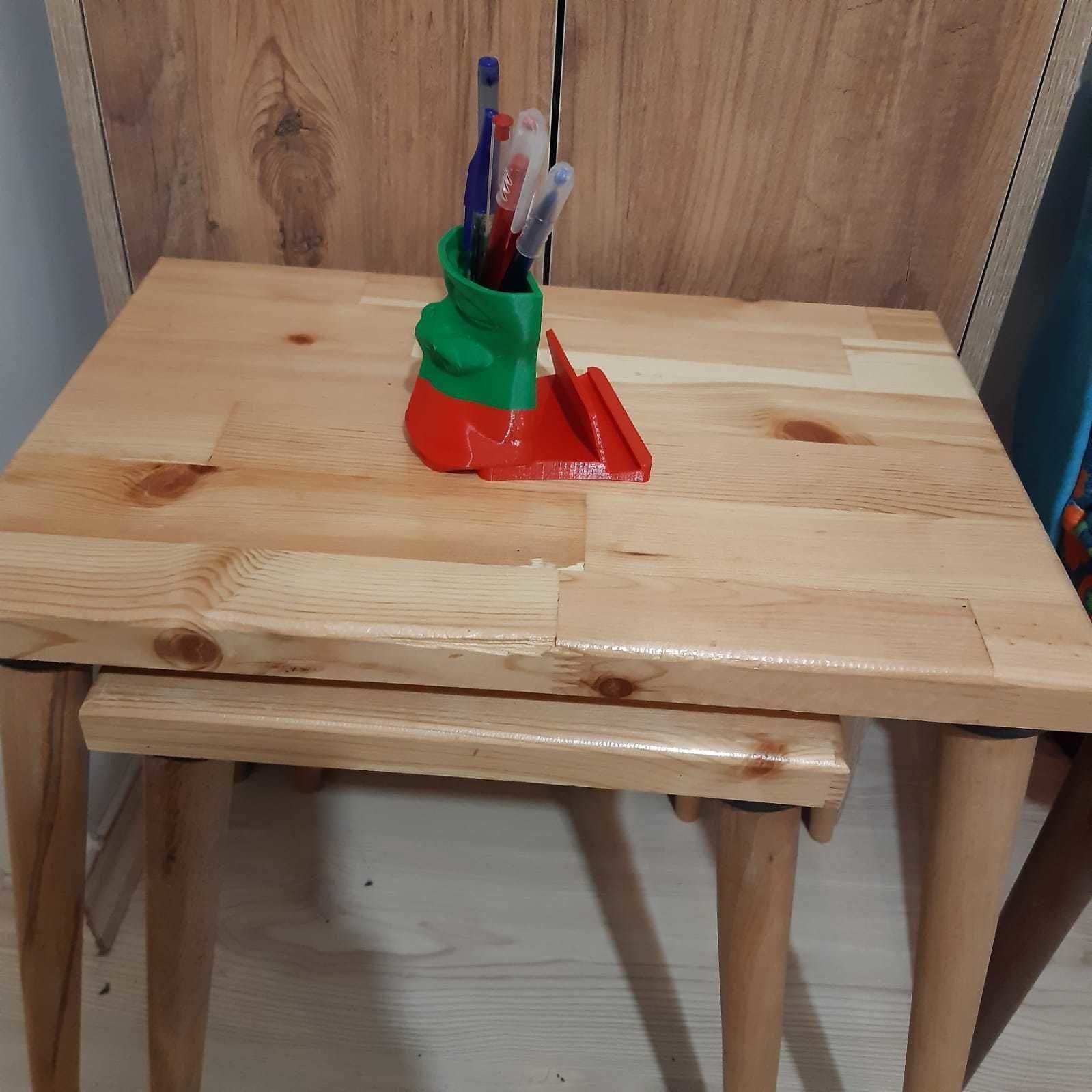 Unique Ape-Monkey Phone Holder with Pen Holder 3D print model_14