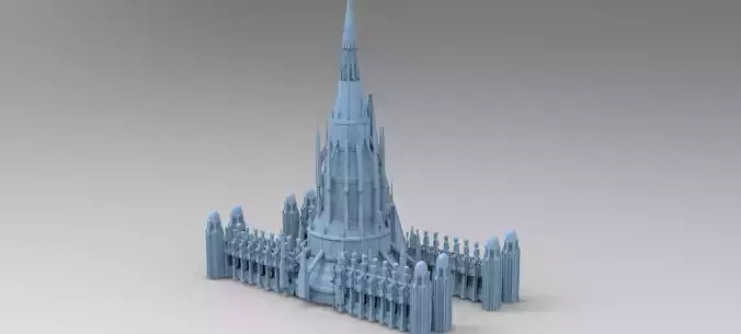 Tudor Castle Fantasy castle 1 3D model
