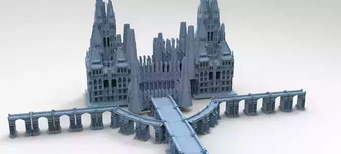 Tudor Castle Fantasy castle 5 3D model