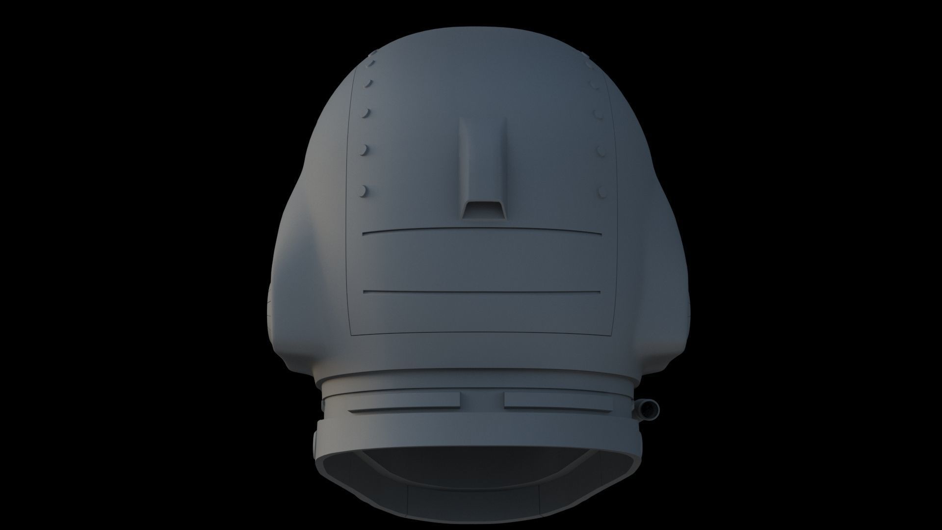 Sci-Fi Helmet 3D model_8