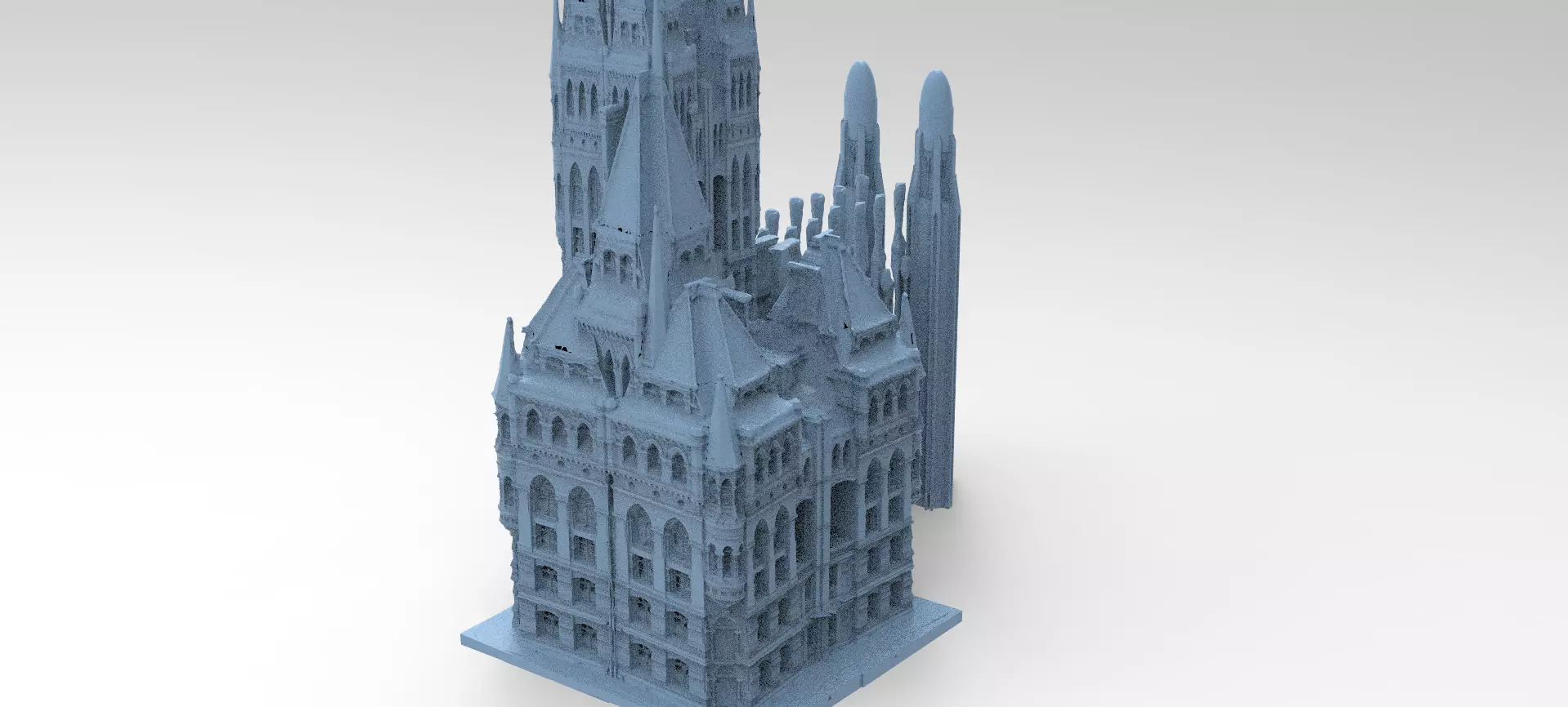 Tudor Castle Fantasy castle 7 3D model_0