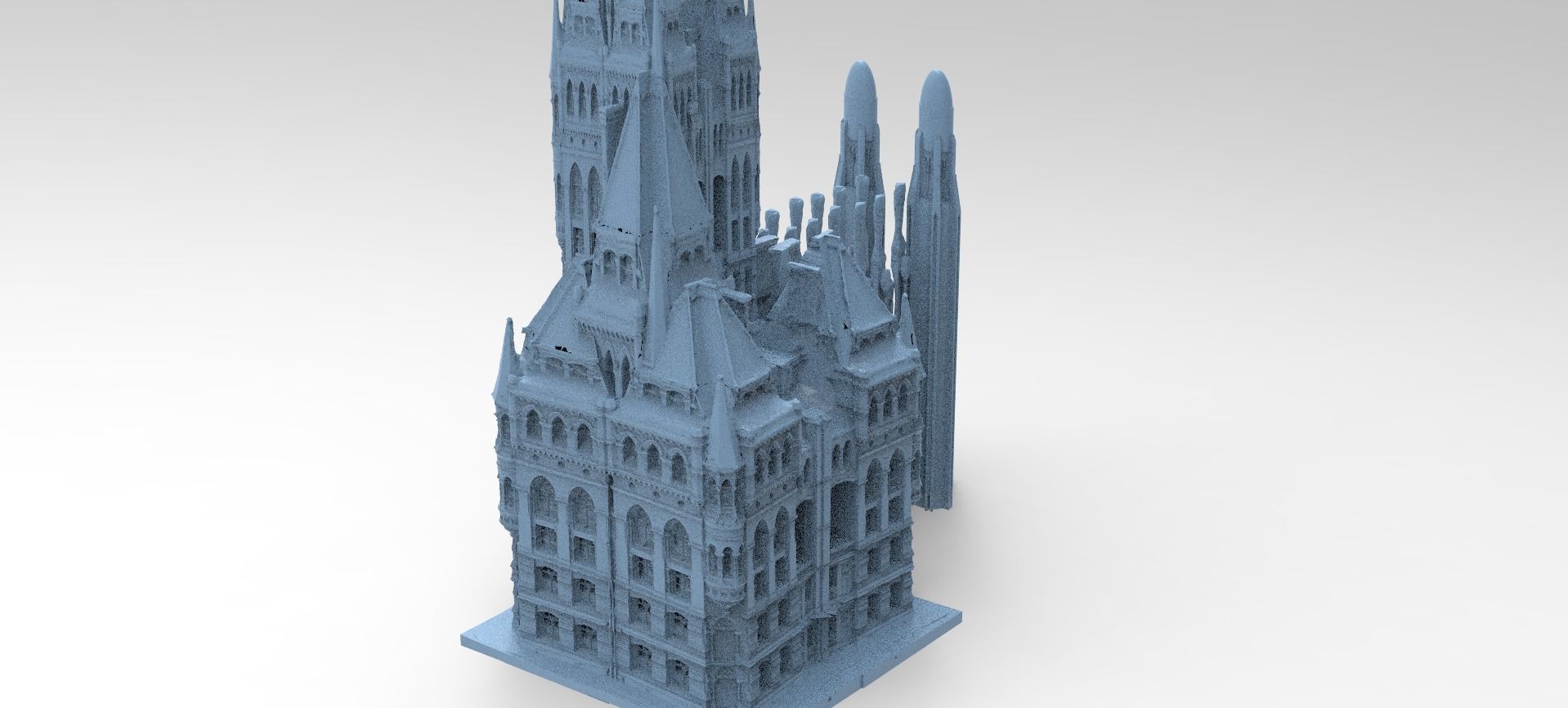 Tudor Castle Fantasy castle 7 3D model_1