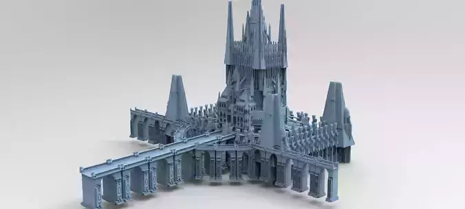 Tudor Castle Fantasy castle Stephan 2  3D model
