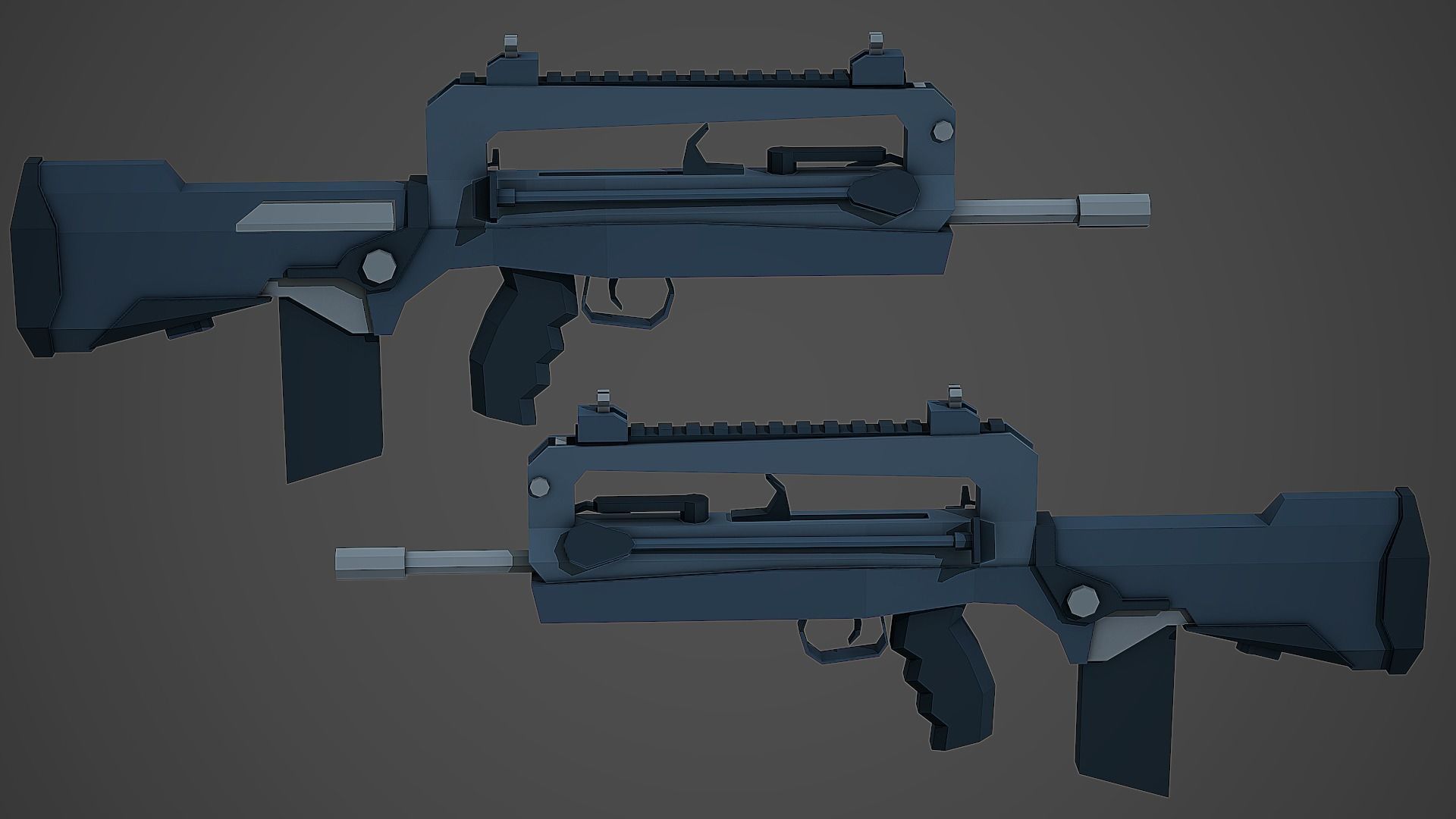 Large Stylized Weapon Pack vol 01 - Low Poly Game Ready 3D Model Collection_132