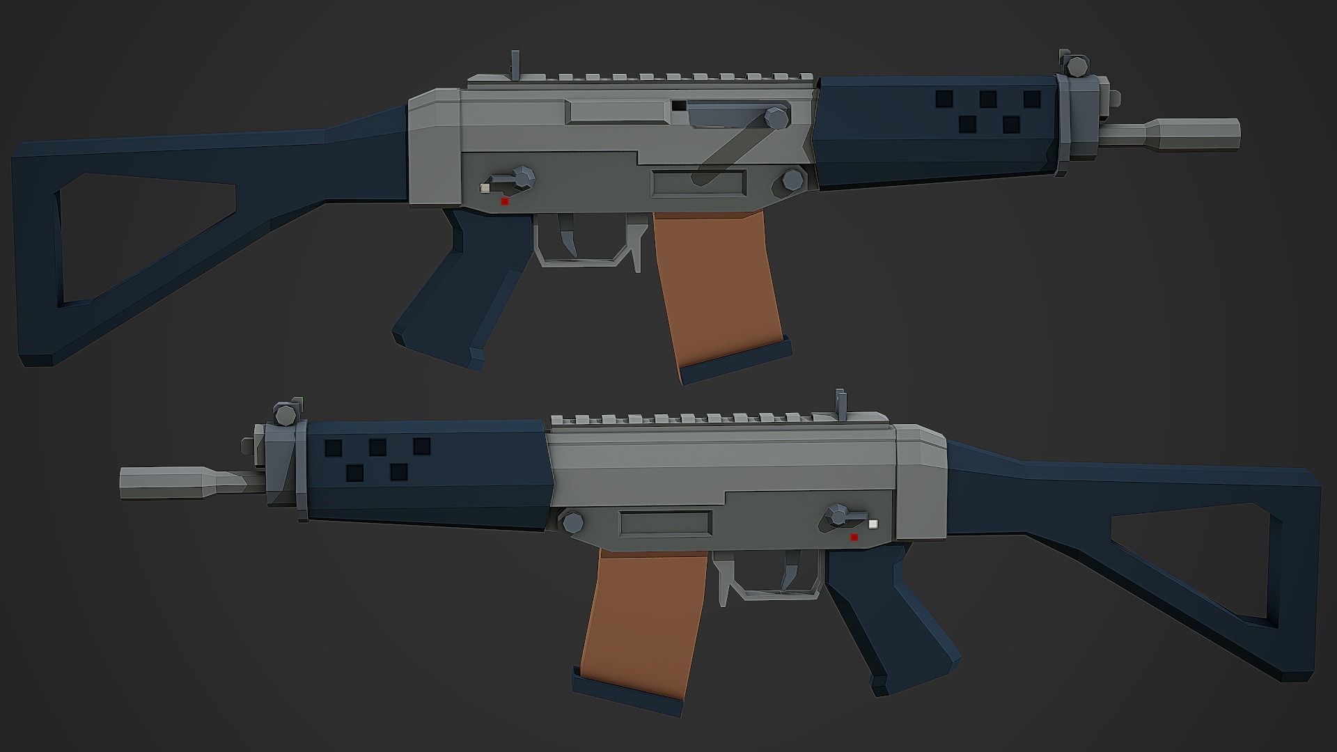 Large Stylized Weapon Pack vol 01 - Low Poly Game Ready 3D Model Collection_143