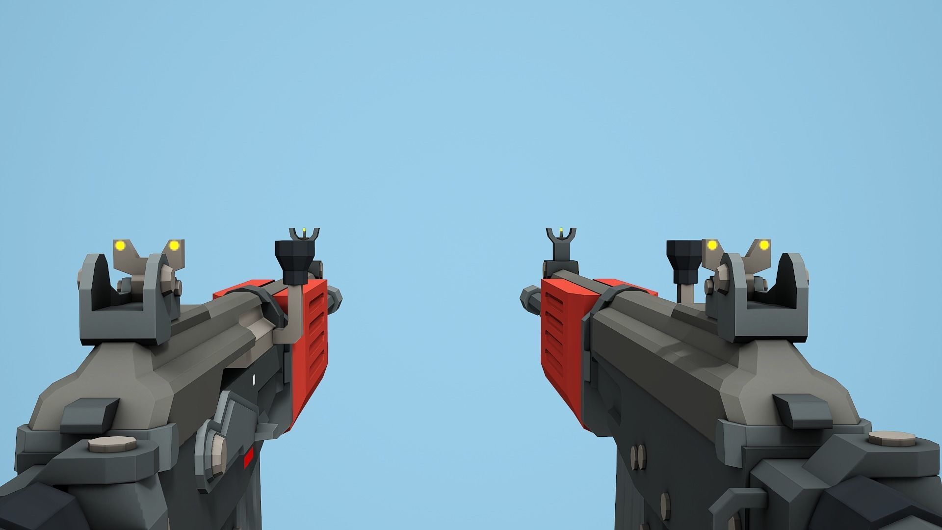 Large Stylized Weapon Pack vol 01 - Low Poly Game Ready 3D Model Collection_130