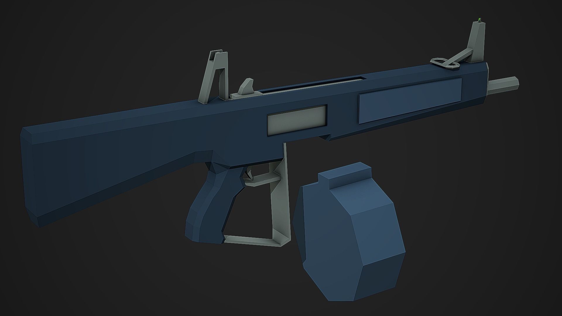 Large Stylized Weapon Pack vol 01 - Low Poly Game Ready 3D Model Collection_95