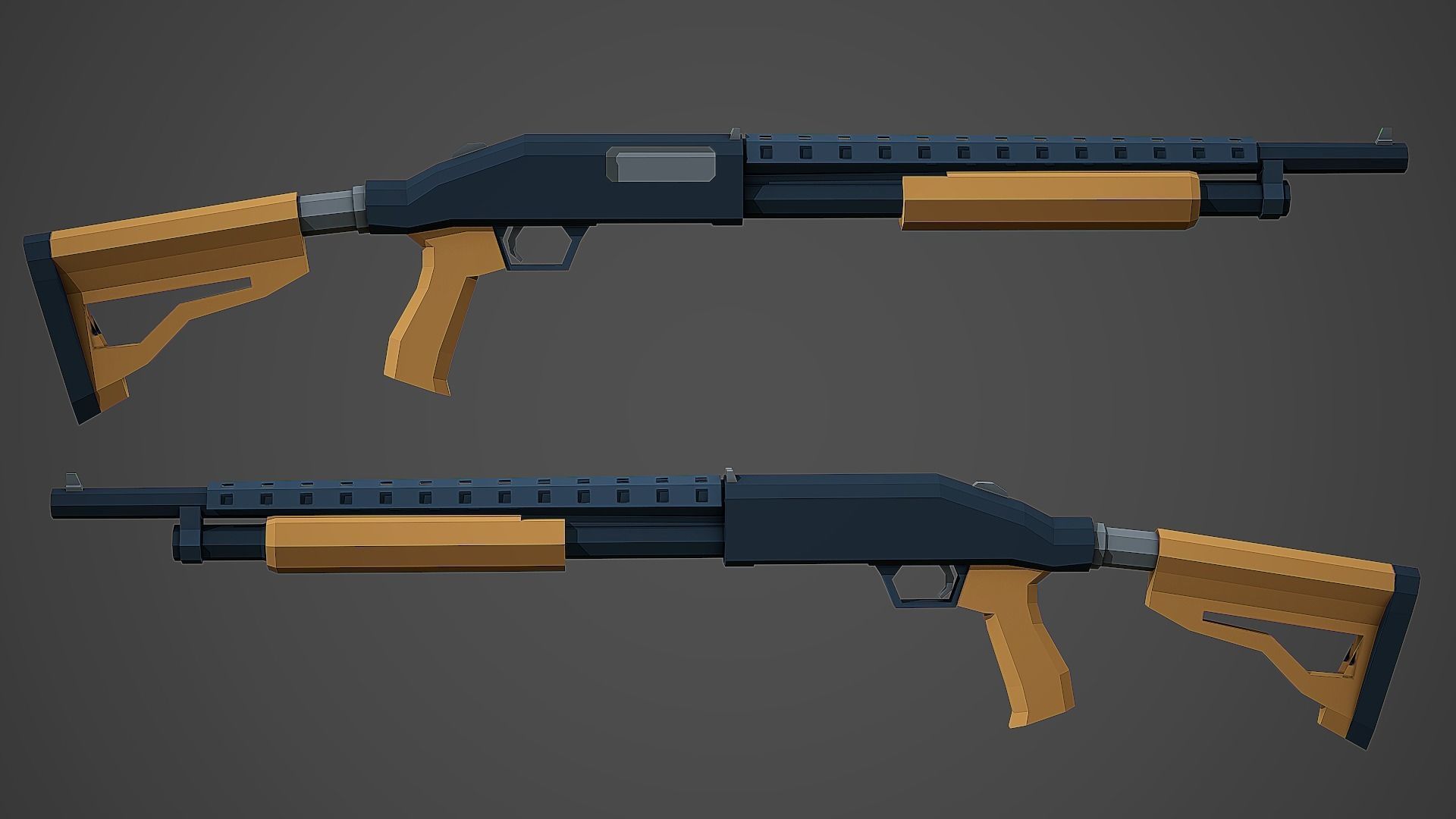 Large Stylized Weapon Pack vol 01 - Low Poly Game Ready 3D Model Collection_82