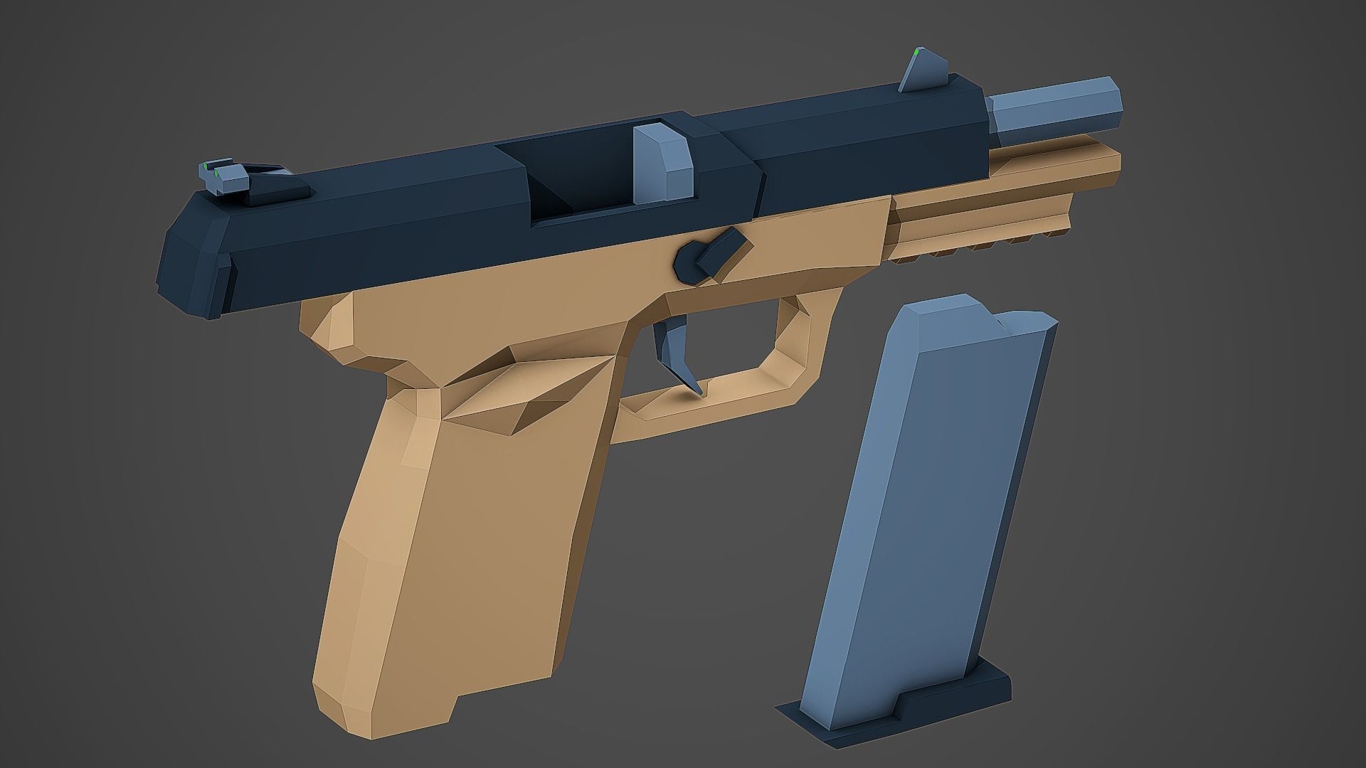 Large Stylized Weapon Pack vol 01 - Low Poly Game Ready 3D Model Collection_67