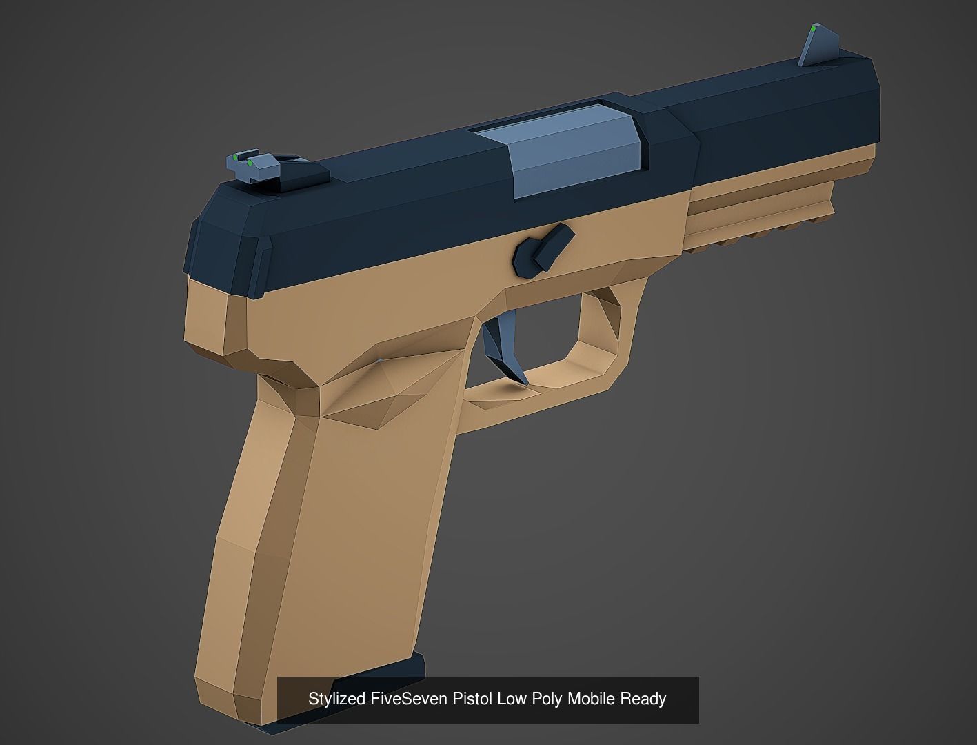 Large Stylized Weapon Pack vol 01 - Low Poly Game Ready 3D Model Collection_6