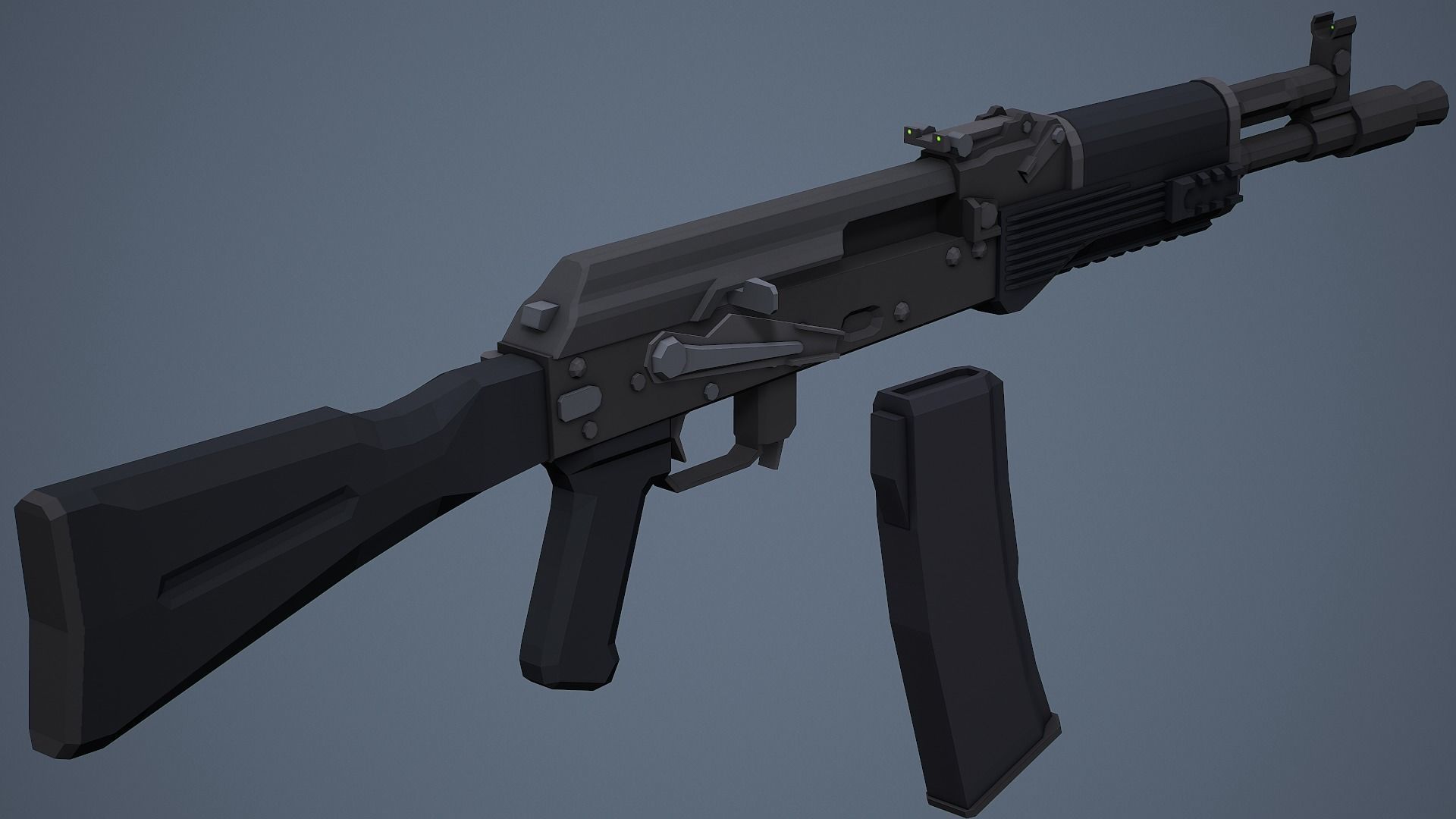 Large Stylized Weapon Pack vol 01 - Low Poly Game Ready 3D Model Collection_140