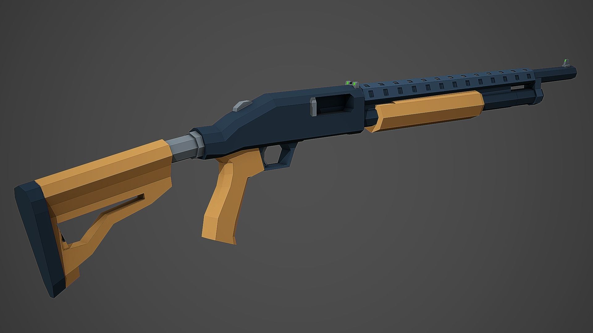 Large Stylized Weapon Pack vol 01 - Low Poly Game Ready 3D Model Collection_83