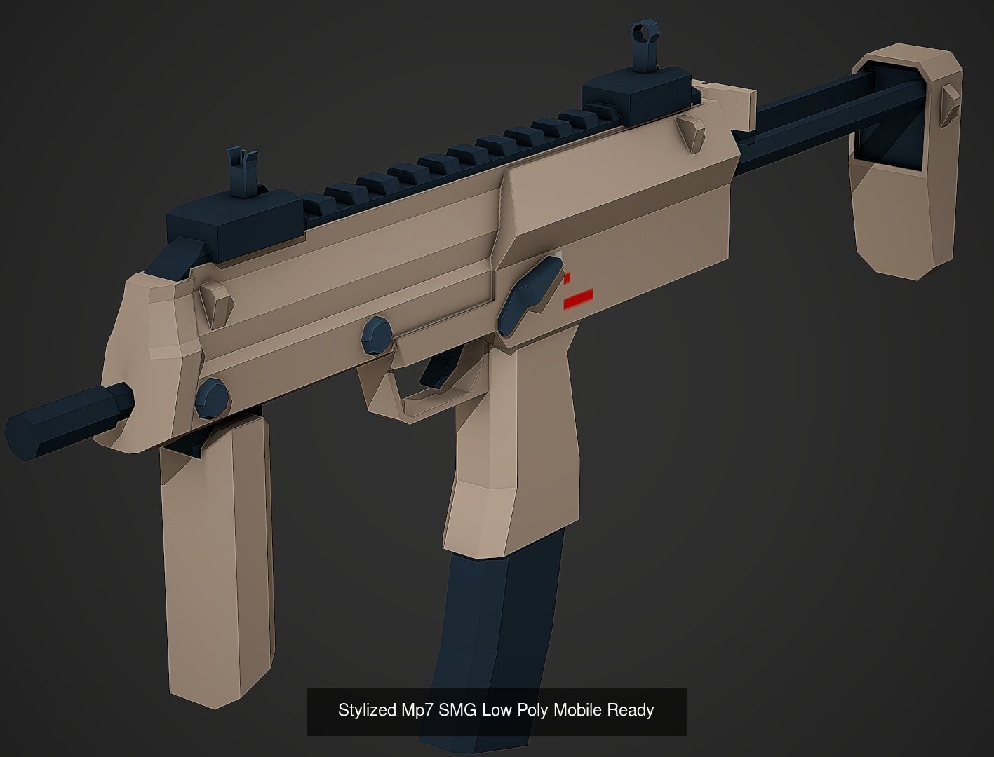 Large Stylized Weapon Pack vol 01 - Low Poly Game Ready 3D Model Collection_20