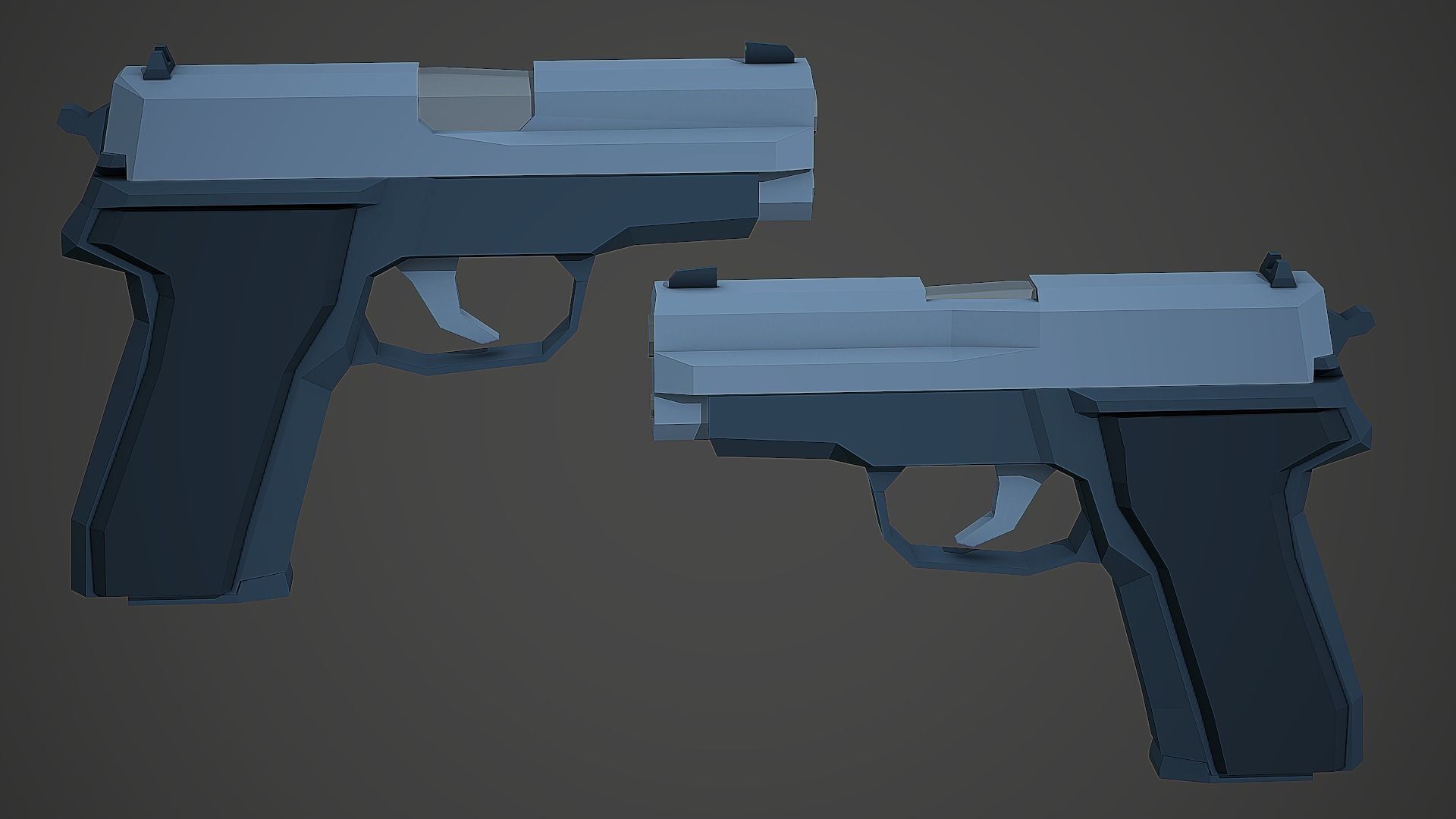 Large Stylized Weapon Pack vol 01 - Low Poly Game Ready 3D Model Collection_60