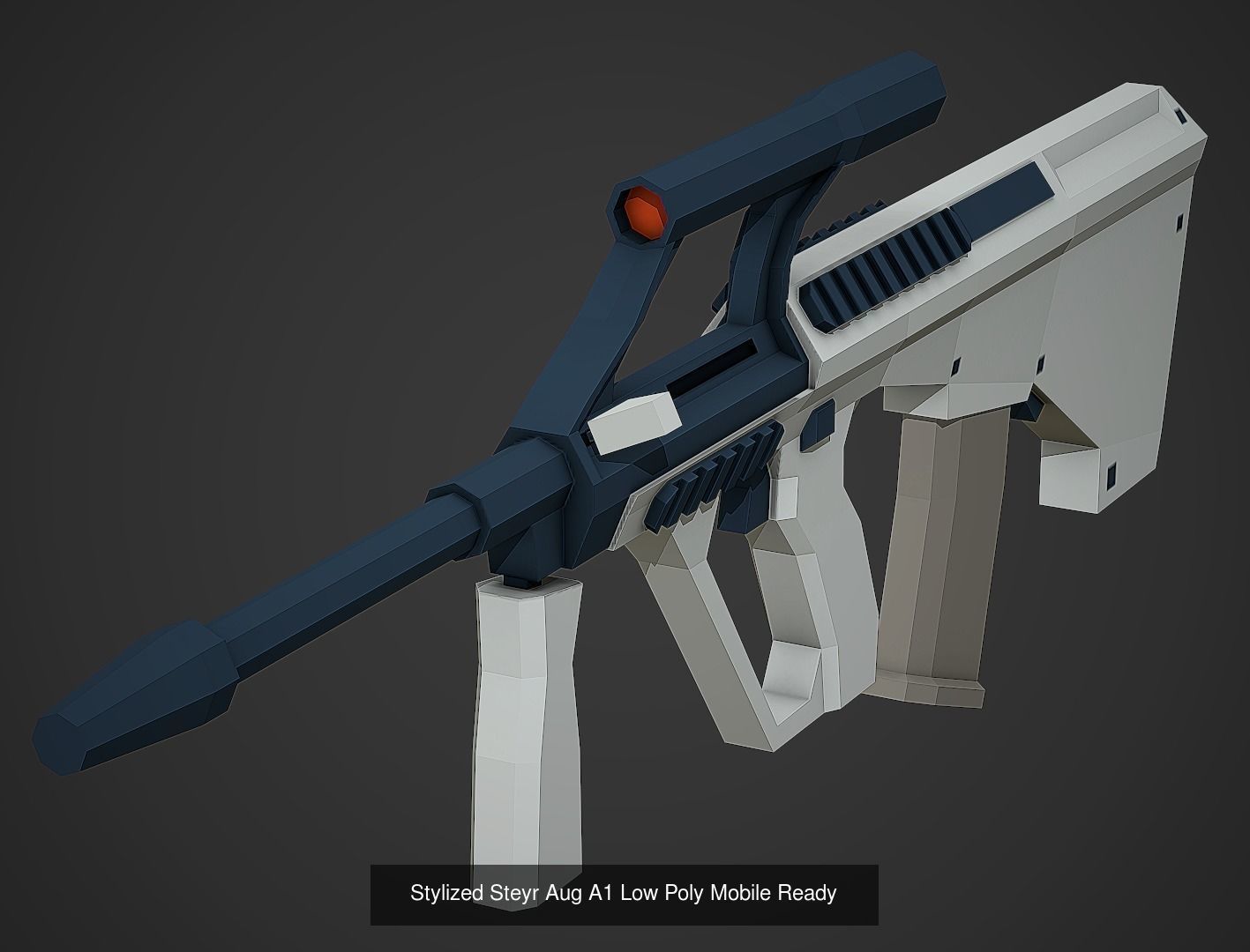 Large Stylized Weapon Pack vol 01 - Low Poly Game Ready 3D Model Collection_33