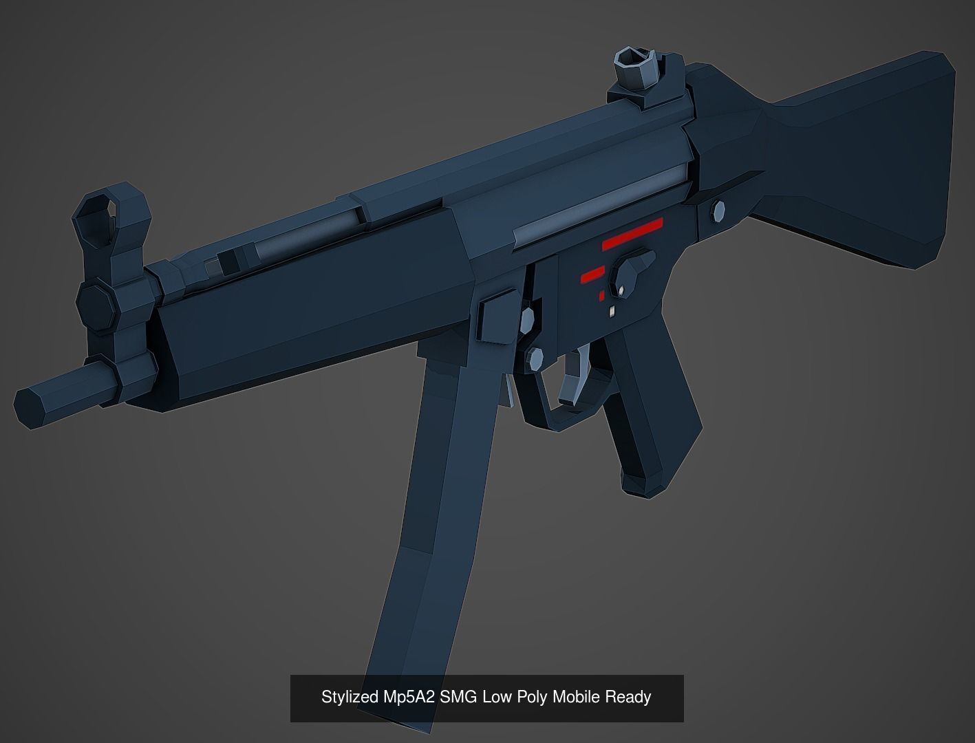 Large Stylized Weapon Pack vol 01 - Low Poly Game Ready 3D Model Collection_21