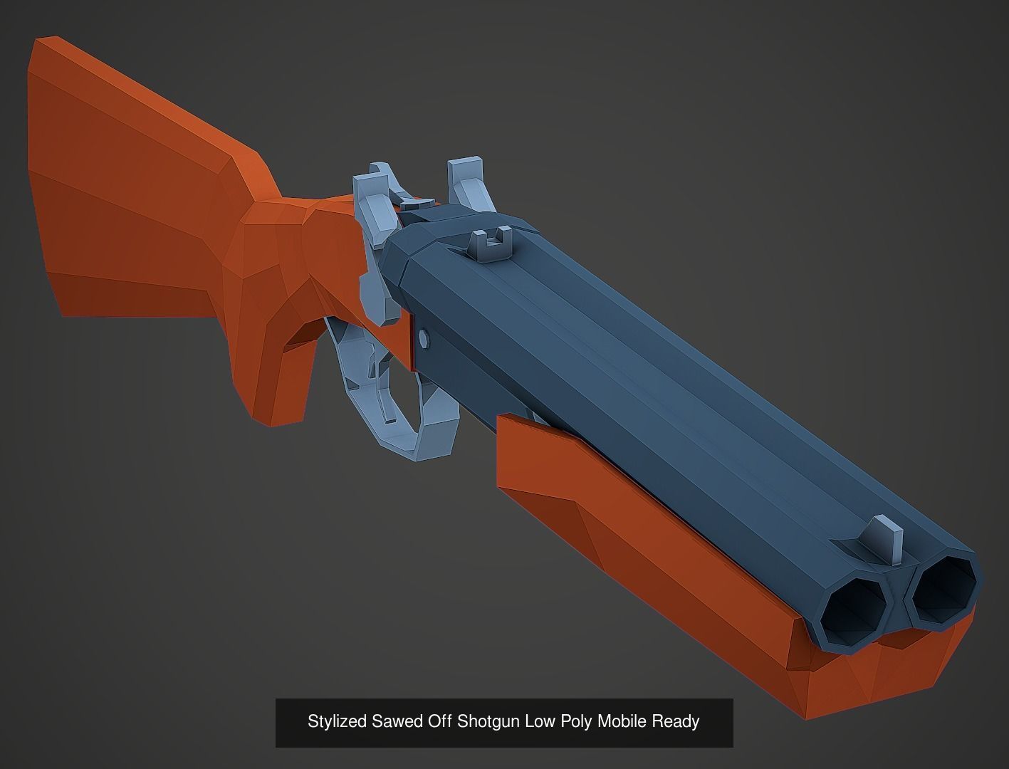 Large Stylized Weapon Pack vol 01 - Low Poly Game Ready 3D Model Collection_9