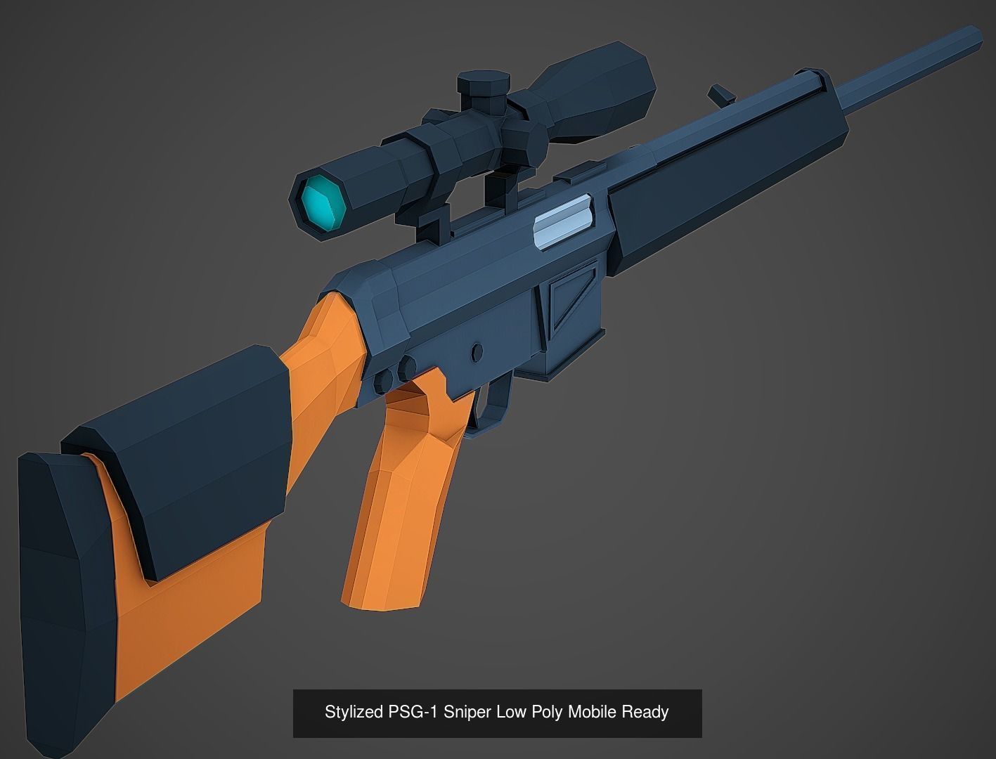 Large Stylized Weapon Pack vol 01 - Low Poly Game Ready 3D Model Collection_39