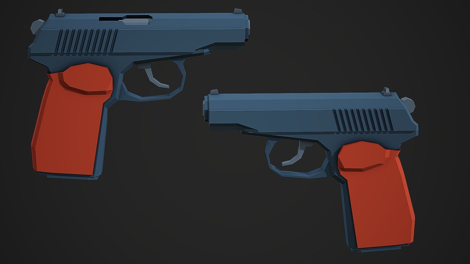 Large Stylized Weapon Pack vol 01 - Low Poly Game Ready 3D Model Collection_51