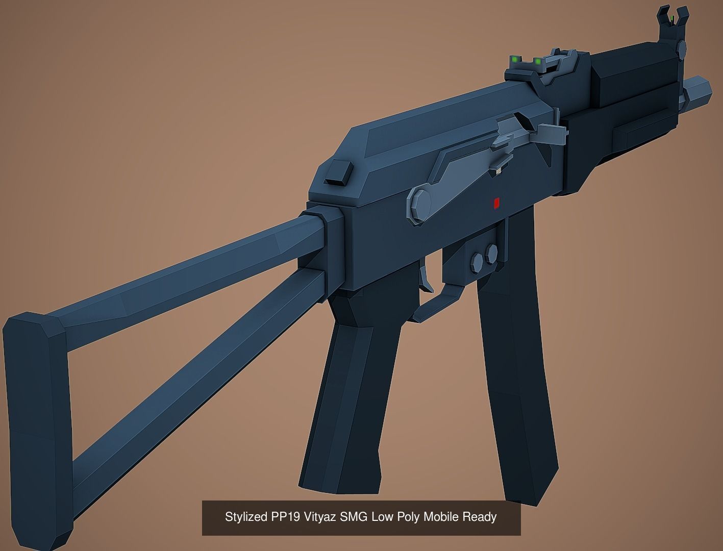 Large Stylized Weapon Pack vol 01 - Low Poly Game Ready 3D Model Collection_18