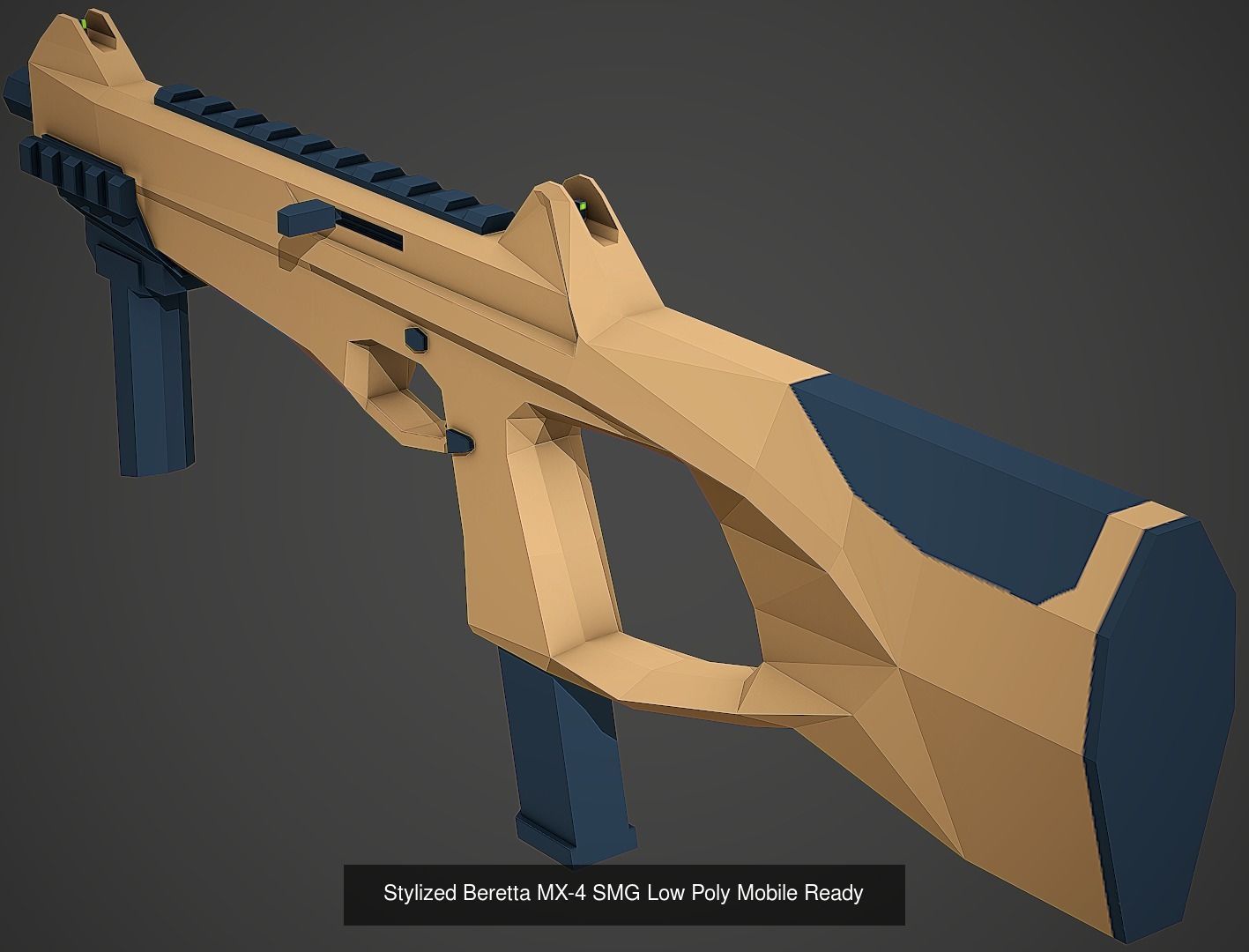 Large Stylized Weapon Pack vol 01 - Low Poly Game Ready 3D Model Collection_22