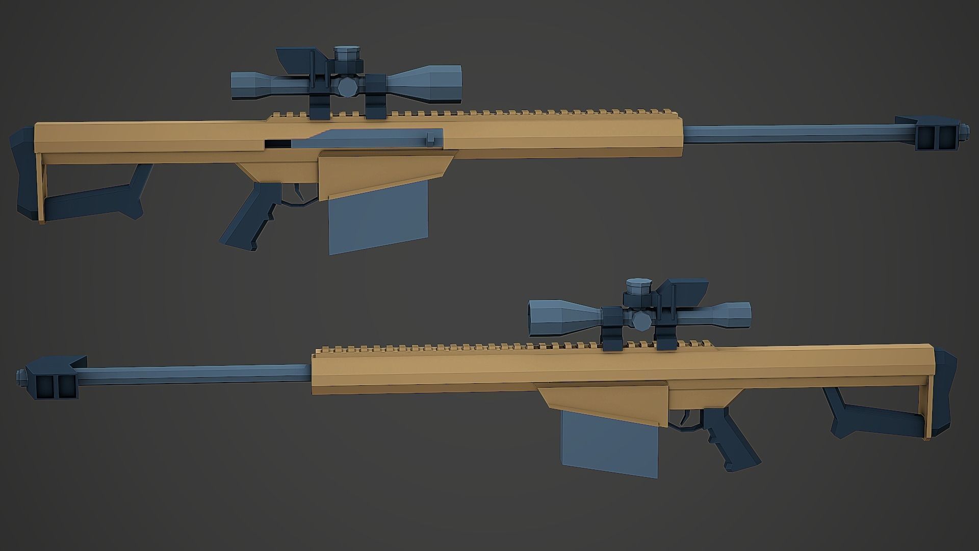 Large Stylized Weapon Pack vol 01 - Low Poly Game Ready 3D Model Collection_177