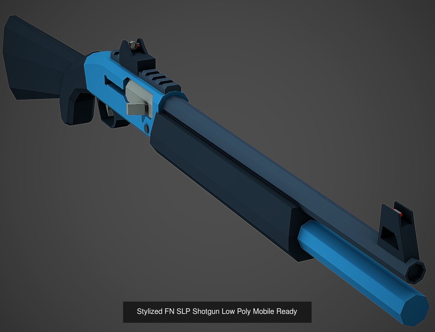 Large Stylized Weapon Pack vol 01 - Low Poly Game Ready 3D Model Collection_12