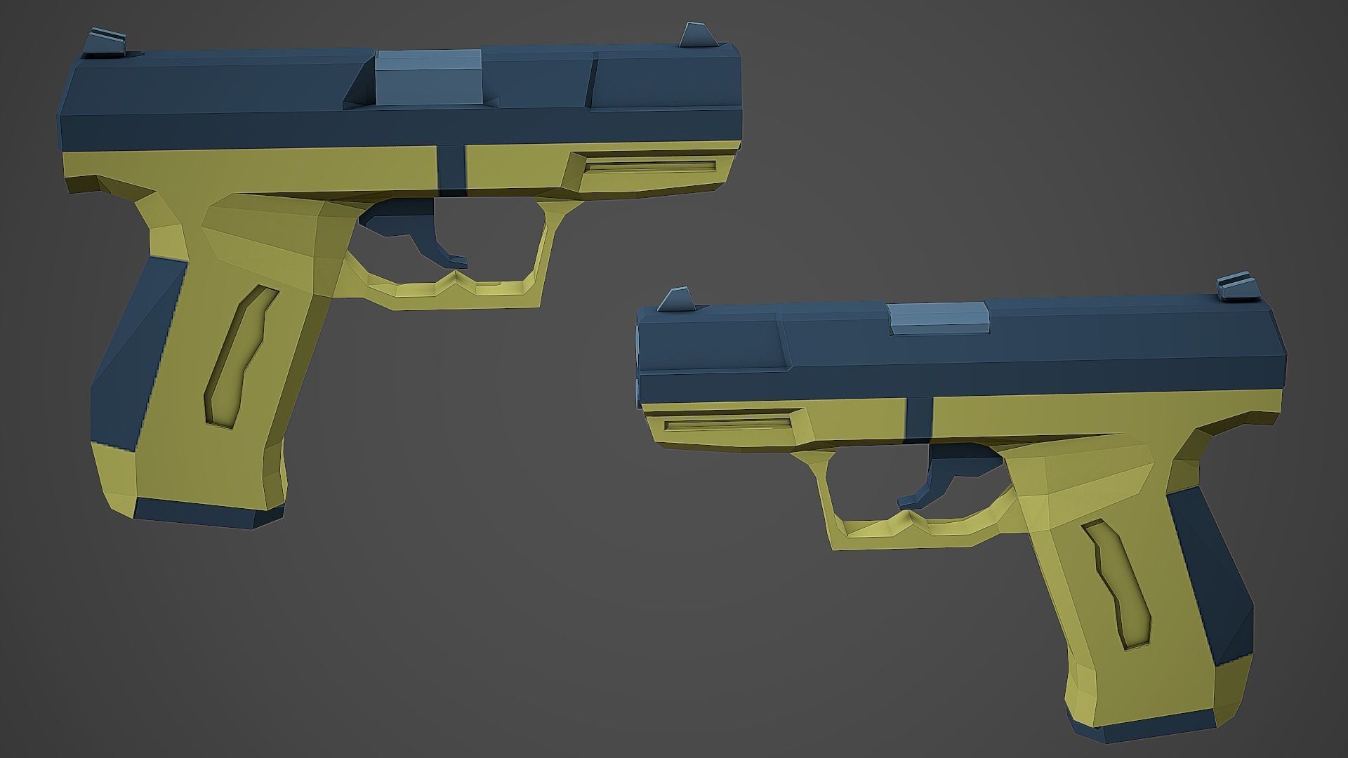 Large Stylized Weapon Pack vol 01 - Low Poly Game Ready 3D Model Collection_63