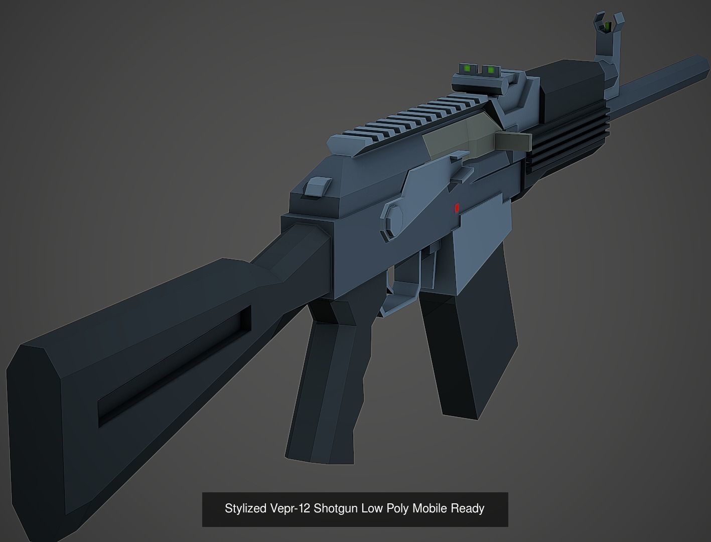 Large Stylized Weapon Pack vol 01 - Low Poly Game Ready 3D Model Collection_14