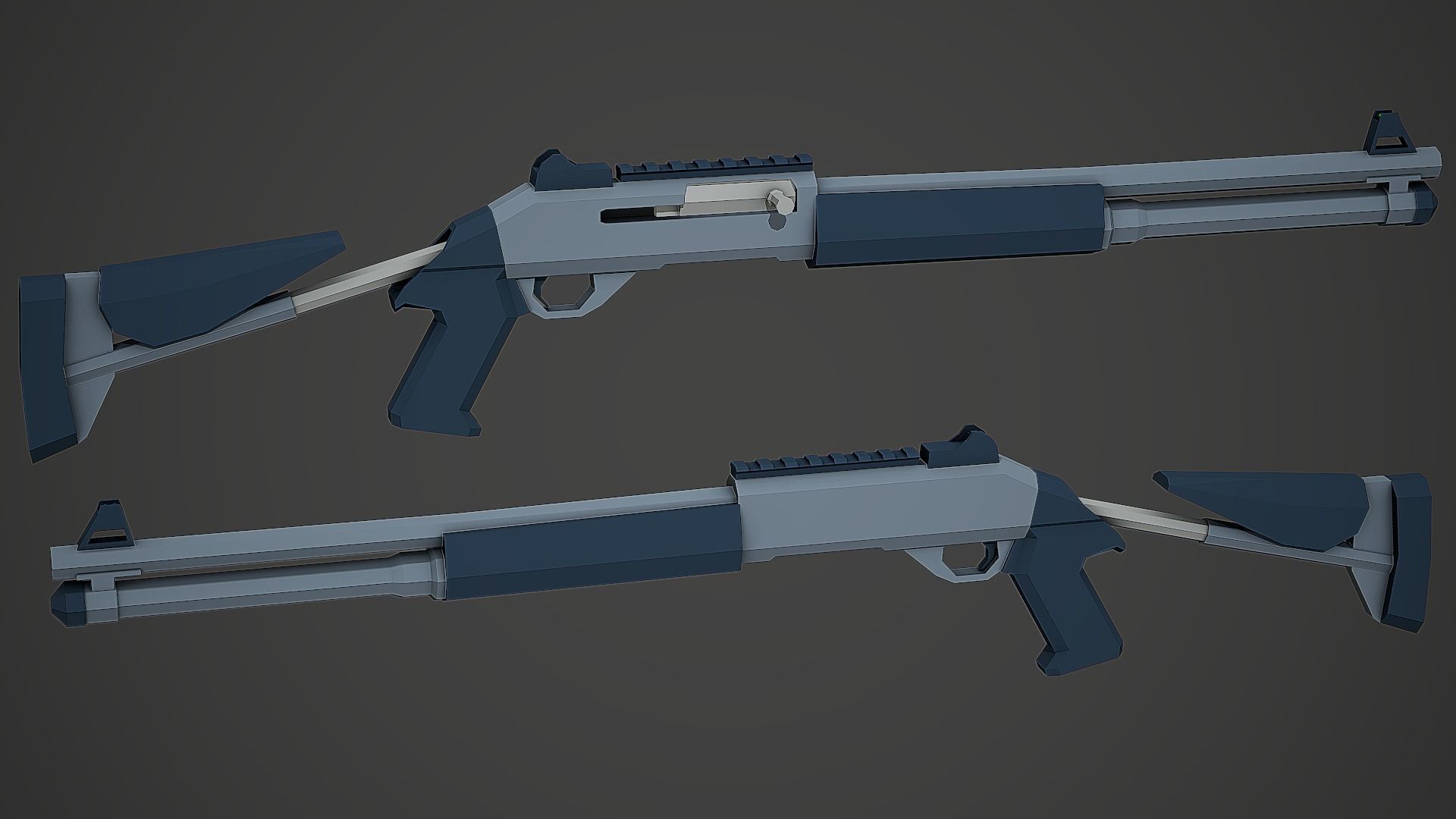 Large Stylized Weapon Pack vol 01 - Low Poly Game Ready 3D Model Collection_88