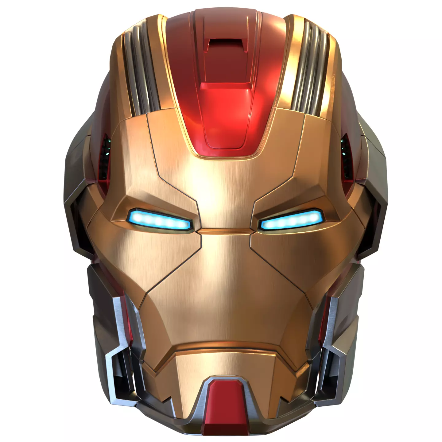 Iron Man mk17 3d print with full inner details and motorization 3D print model