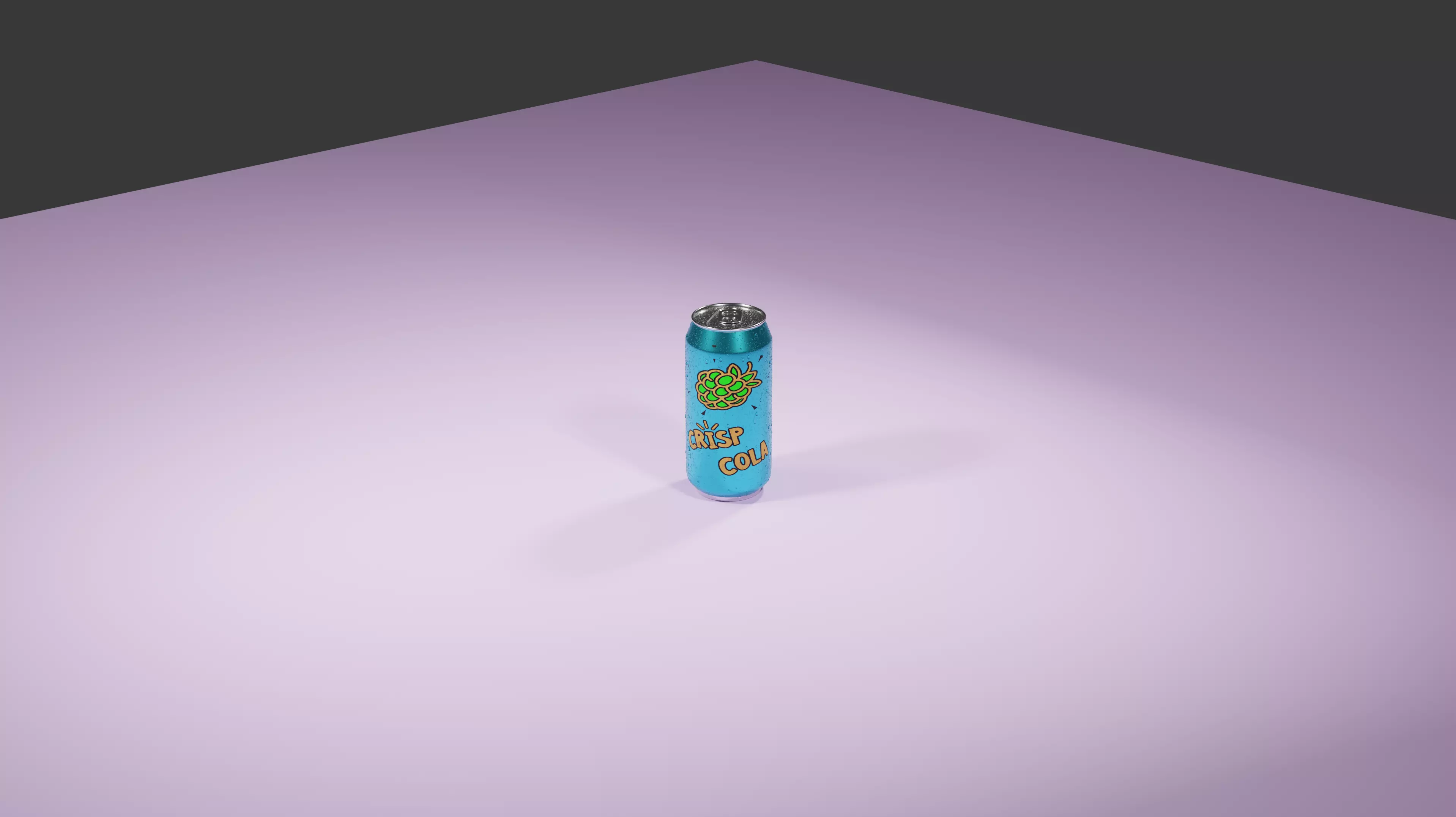 Crisp Cola Soda Can Free 3D model