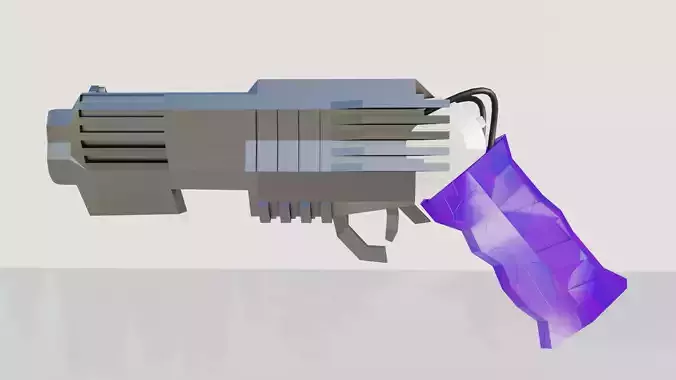 RPG Gun Free low-poly 3D model