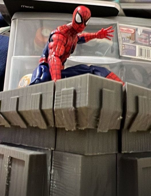 Brick Roof Corner  3D print model_1