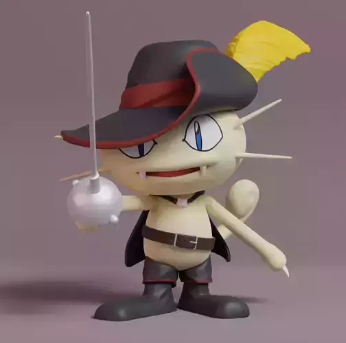 Pokemon - Puss in Boots Meowth