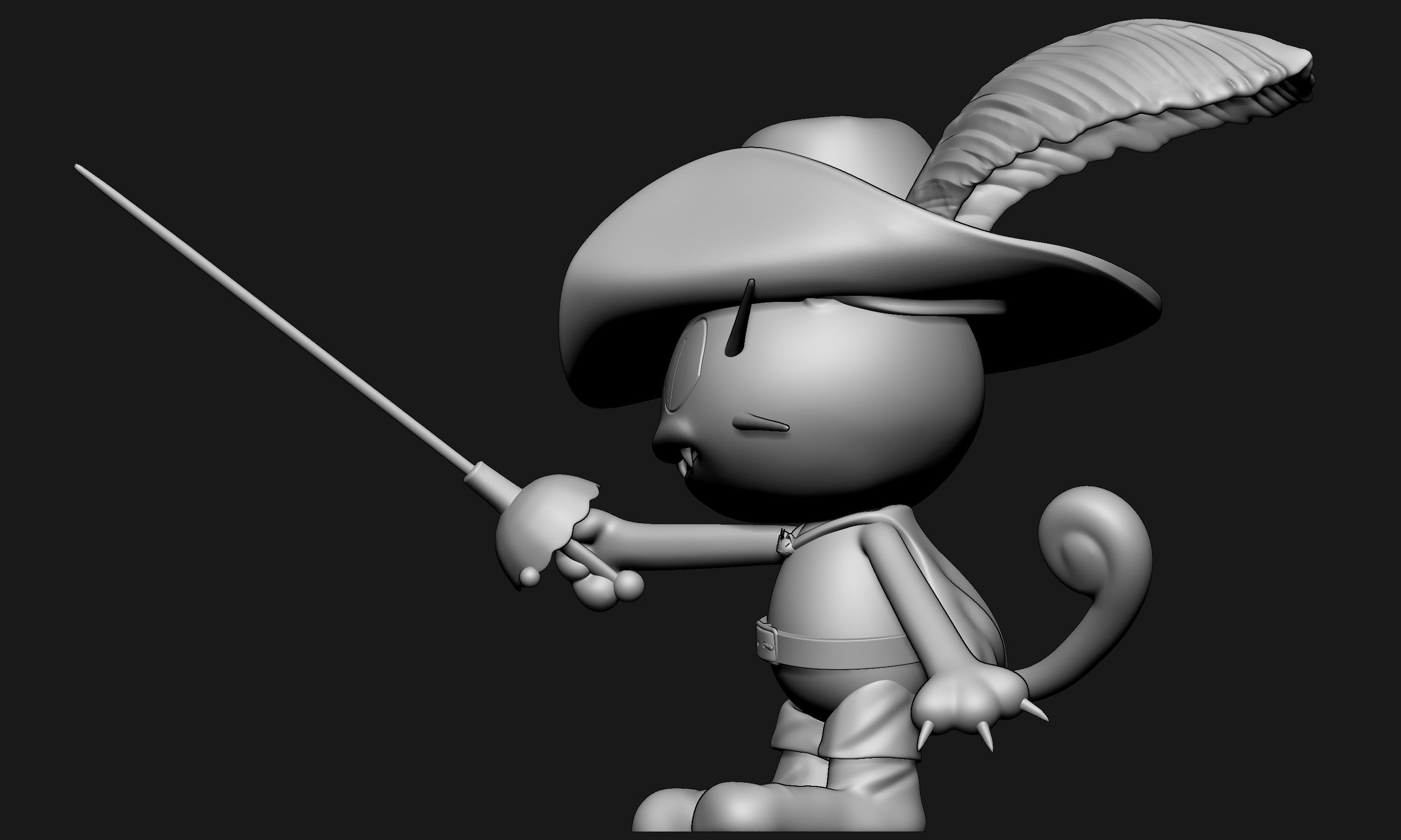 Pokemon - Puss in Boots Meowth 3D print model_3