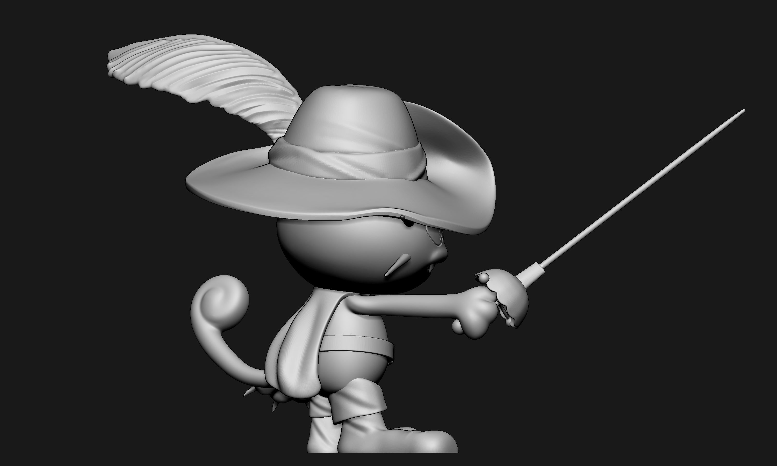 Pokemon - Puss in Boots Meowth 3D print model_7