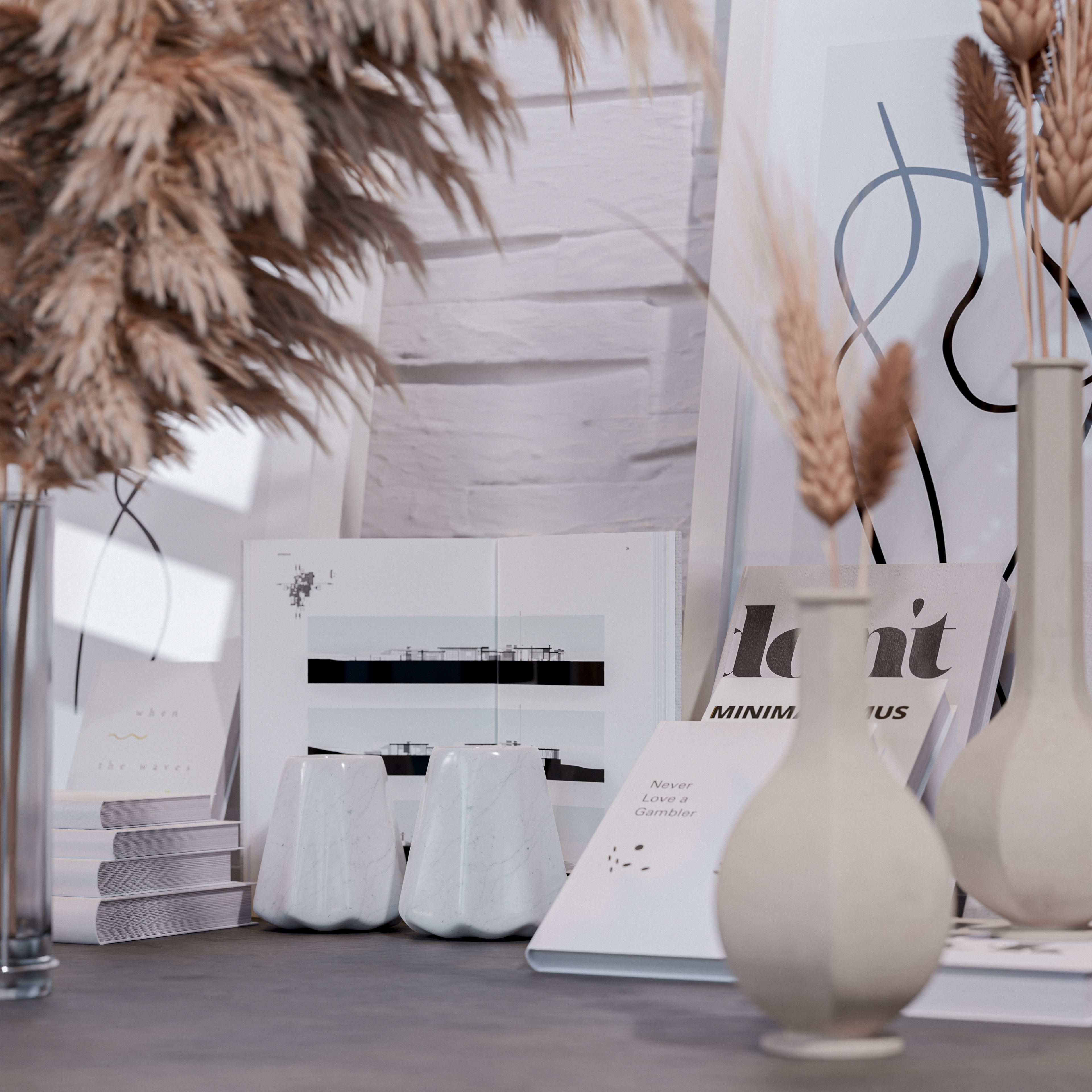 ArchViz - Decorative Set 1 3D model_3