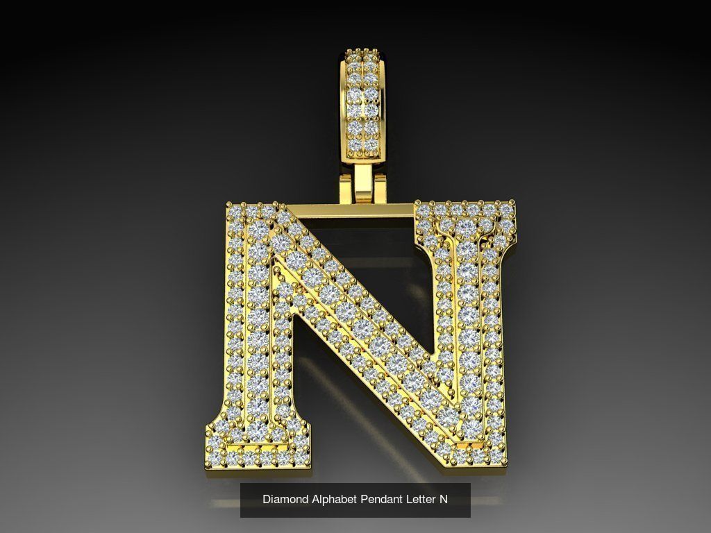 ALLPHABET JEWELRY PENDANT COLLECTION _16