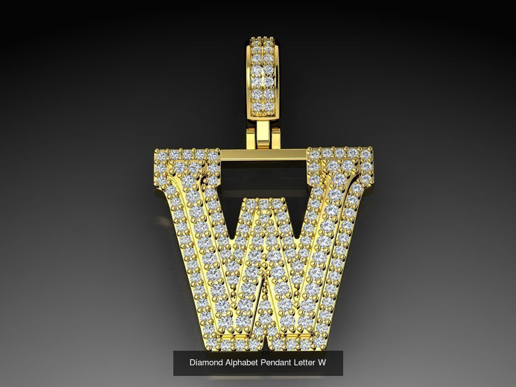 ALLPHABET JEWELRY PENDANT COLLECTION _24