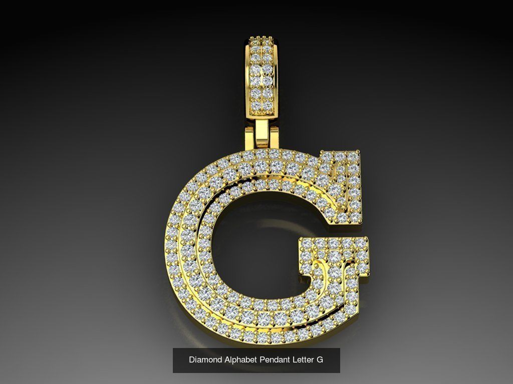 ALLPHABET JEWELRY PENDANT COLLECTION _9