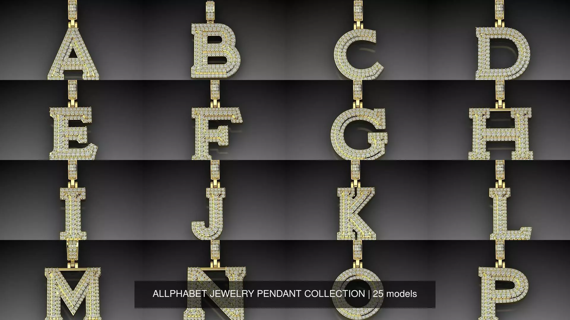 ALLPHABET JEWELRY PENDANT COLLECTION _0