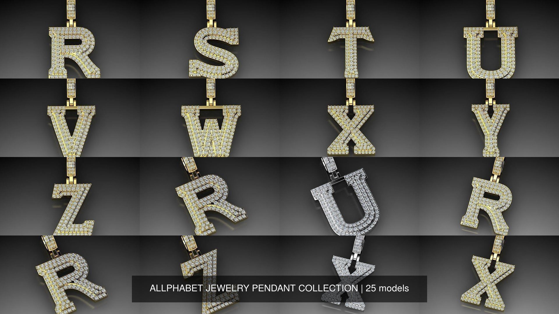ALLPHABET JEWELRY PENDANT COLLECTION _2