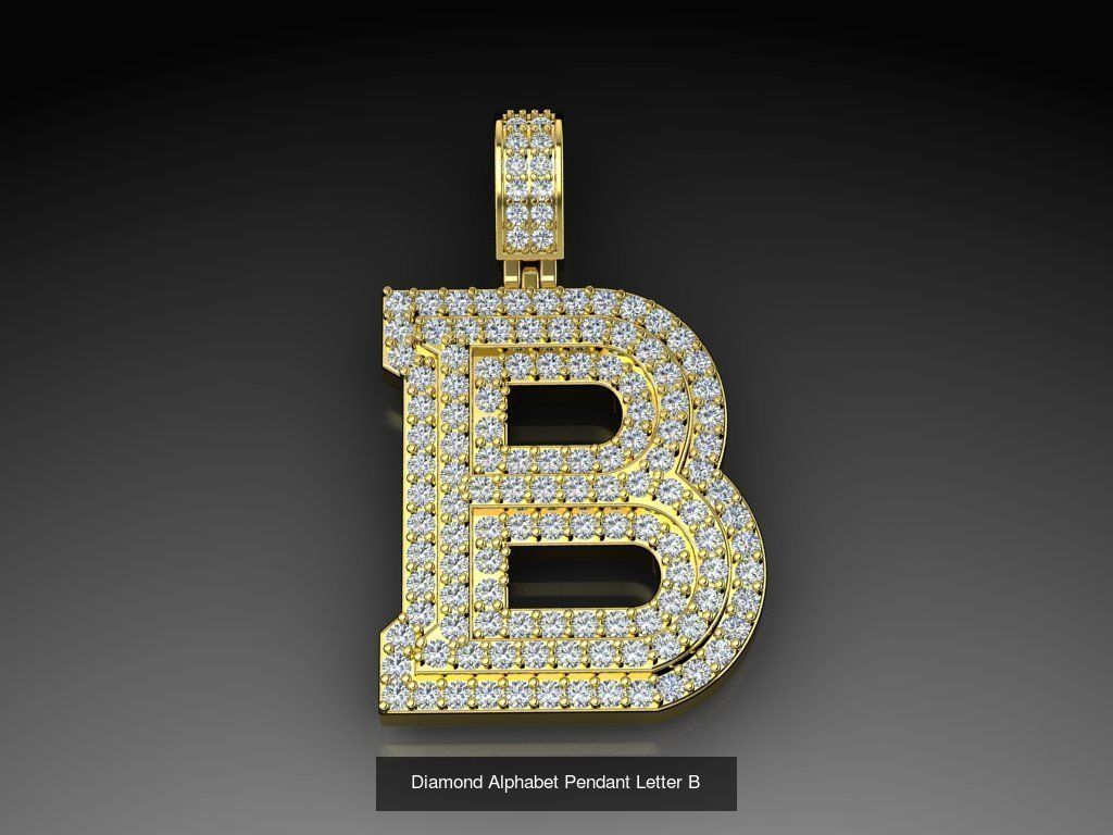 ALLPHABET JEWELRY PENDANT COLLECTION _4